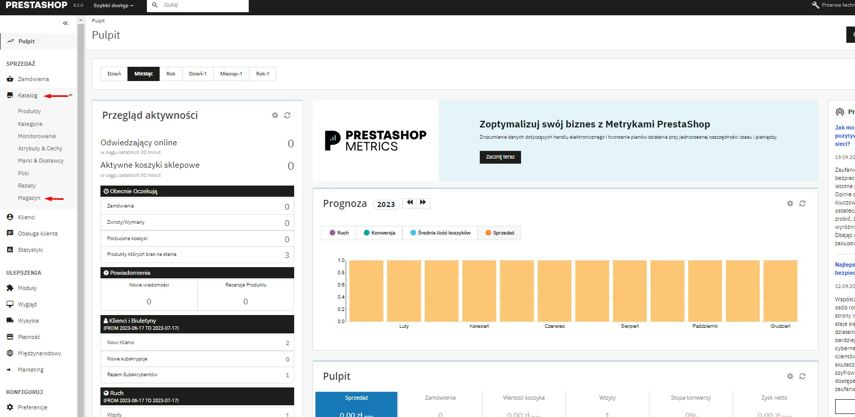 Panel Zarządzania Magazynem