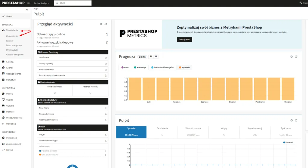 Wejdź do Zamówienia