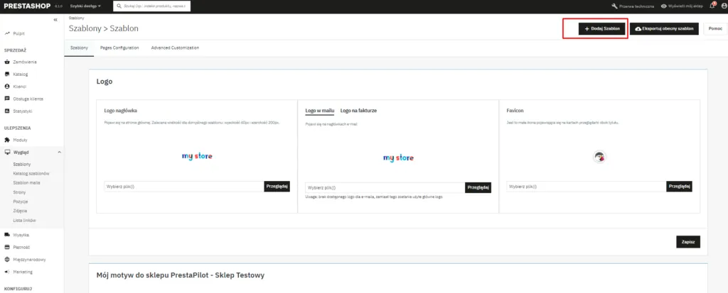 Krok 4 - Dodawanie nowego motywu